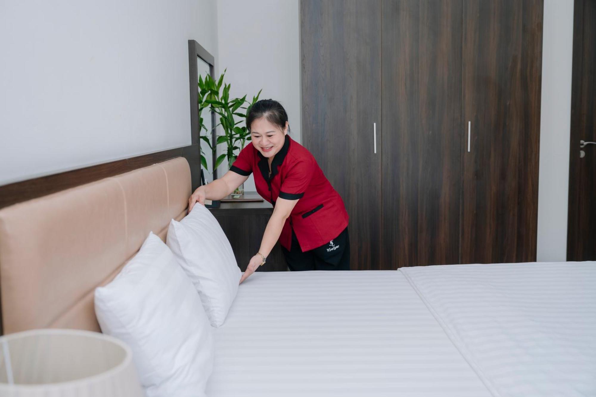 Khach San Det Otel Nam Dinh Dış mekan fotoğraf